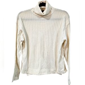 NWT Madewell Ribbed Turtleneck Sweater Size S